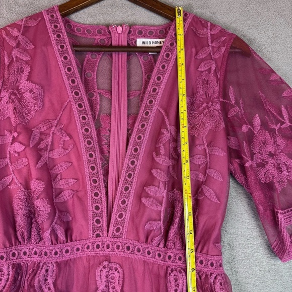 Floral Embroidered Romper Shorts - Picture 12 of 16